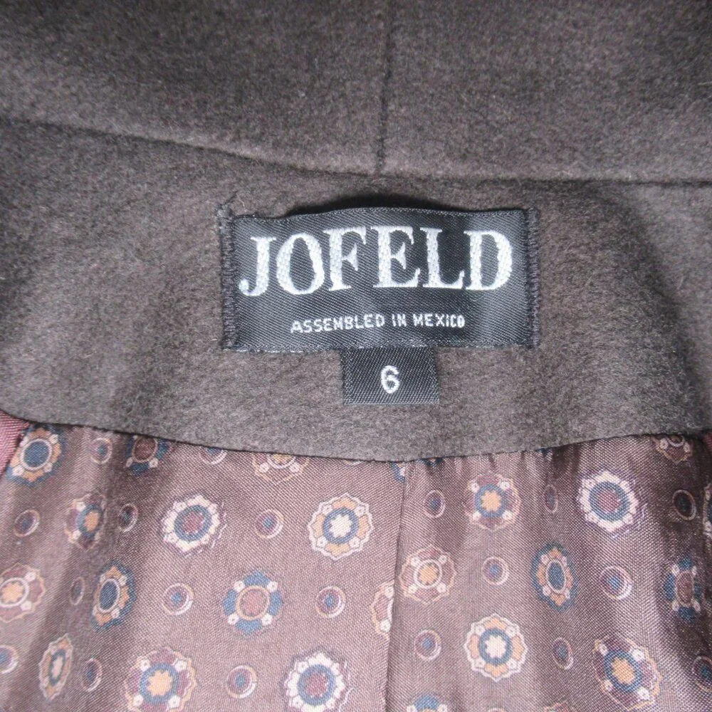 Vintage Jofeld by Forstmann Wool Blend Coat with Matching Scarf | Size 6 - Picture 12 of 16